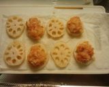 レンコンはさみ揚げ＆しいたけ肉詰め等作り方4写真