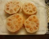 レンコンはさみ揚げ＆しいたけ肉詰め等作り方5写真