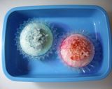 簡単カラーオブラートであじさいおにぎり作り方8写真