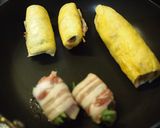 鰯と豚シソの油揚げロール作り方5写真