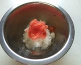 海苔風味♫さっぱり☆明太マヨおろし蕎麦作り方3写真