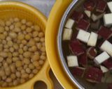 お豆とお芋のほくぽく鬼まんじゅう作り方1写真
