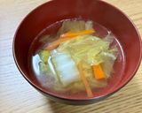 白菜とにんじんの中華スープ作り方3写真