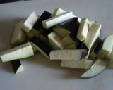 茄子のアミエビ炒め作り方1写真