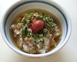 暑い夏に☆梅＆ツナの冷やし茶漬け♪作り方4写真
