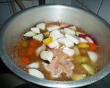 豆乳コク味噌の野菜スープ、京都カフェ作り方2写真