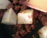 圧力鍋で簡単♪大根と挽き肉の煮物作り方1写真