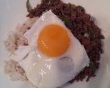 挽肉・ピーマン・卵♪簡単♪ガパオ炒めご飯作り方5写真