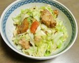 中華名菜酢豚で、キャベツ半分食べられます作り方3写真