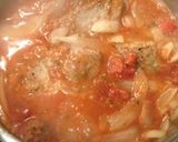 豚肩ロース肉鶏モモ肉を一緒トマトソース煮作り方5写真