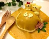 麦わら帽子のデコオムライス＊キャラ弁作り方5写真