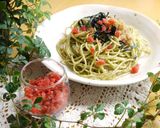 ランチに♪　梅と大葉ジェノベーゼのパスタ作り方7写真