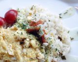 トマトご飯でライスサラダ作り方4写真