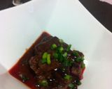 赤ワイン韓国風ステーキ作り方1写真