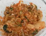 あさり・納豆・キムチのスパゲティ作り方3写真