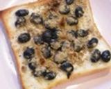 黒豆とクリチのトースト作り方7写真