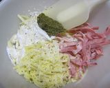 ベーじゃがチーズ焼き♪バジル風味作り方2写真