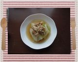 白菜と豚肉のスープ仕立て作り方4写真
