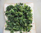 大根葉でチーズトーストサンドイッチ作り方2写真