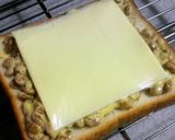 絶品!! 朝食夜食に 納豆チーズトースト作り方5写真