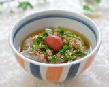 暑い夏に☆梅＆ツナの冷やし茶漬け♪作り方5写真