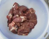 ダイエット中に鉄分補給！簡単鶏肝煮！作り方1写真