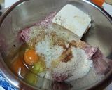 塩麹入り豆腐ハンバーグの磯辺焼き作り方1写真
