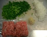 具を焼いてから包む餃子作り方1写真