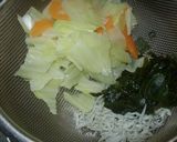 しらす・わかめ・野菜のからし酢味噌和え作り方5写真