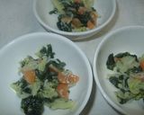 しらす・わかめ・野菜のからし酢味噌和え作り方9写真