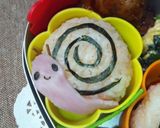 キャラ弁＊かたつむり弁当＊作り方2写真