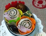 キャラ弁＊かたつむり弁当＊作り方4写真