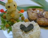 ポテトサラダで雪だるま♪作り方3写真