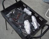 BBQでホクホク焼き芋♪作り方2写真
