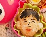 パパの顔?!☆キャラ弁作り方3写真