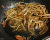 きんぴらごぼうと三つ葉の胡麻あえ作り方2写真