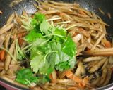 きんぴらごぼうと三つ葉の胡麻あえ作り方4写真