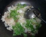 あさりと水菜の炒飯作り方5写真