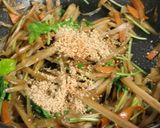 きんぴらごぼうと三つ葉の胡麻あえ作り方6写真