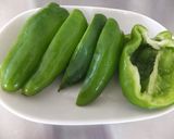 焼かない！生ピーマンの肉詰め作り方1写真