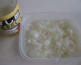 鮭アボカド丼 すし酢タマネギ添え作り方1写真