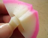 お弁当に♪かまぼこ蝶々（飾り切り）作り方10写真