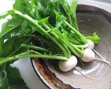 採りたて小かぶの味噌汁作り方3写真