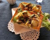 アボカド×新じゃがの梅山葵塩昆布トースト作り方6写真