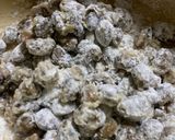 煮豆アレンジ　煮豆の天ぷら作り方1写真