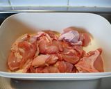 息子のレシピ♪鶏もも肉のミルク煮作り方1写真