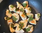 おかんレシピ𓀤𓀣鶏肉の大葉巻き梅肉添え作り方7写真