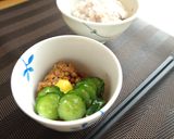 ハマる！！塩麹きゅうり納豆作り方2写真