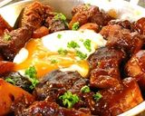 ■牛すじ肉と根菜の赤ワイン味噌煮込み■作り方10写真