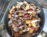 牛肉と秋野菜の醤油炒め🐮🍠🍄‍🟫作り方11写真